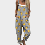 Bekväm mönstrad jumpsuit