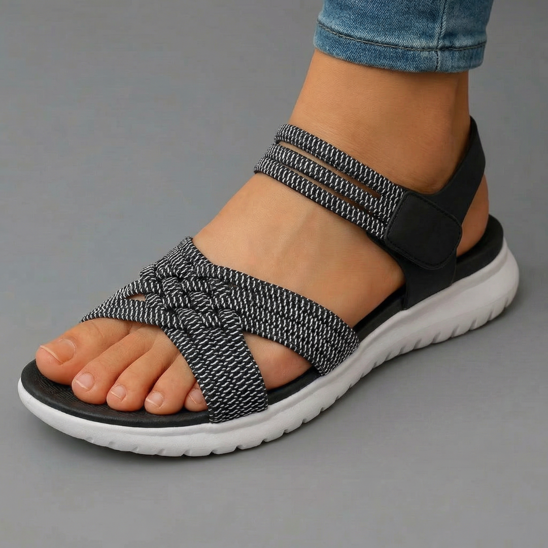 Cristina-sandaler med ortopedisk komfort
