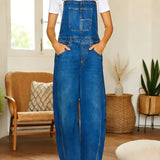 Nora | Jumpsuit i denim med fickor