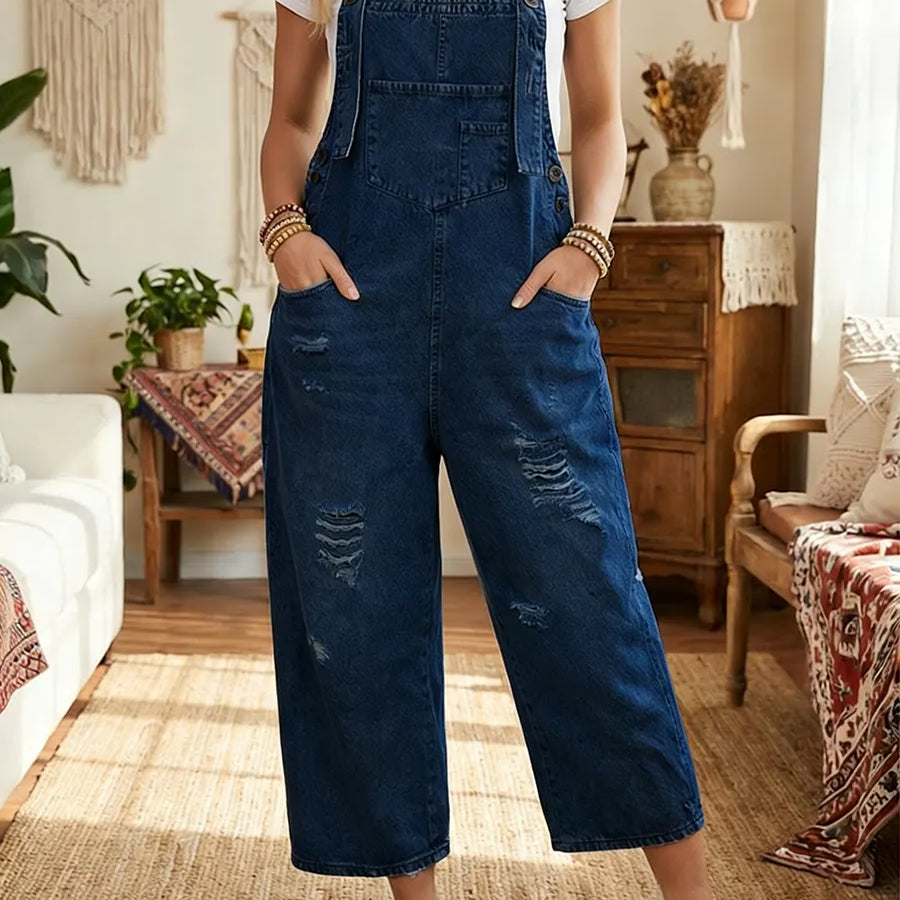 Aurevia | Jeansoverall med vintagelook
