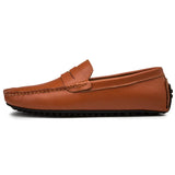 Lediga loafers i läder för sommaren