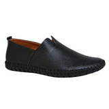 Luftiga loafers i läder
