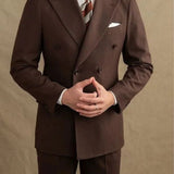 Brun gabardin