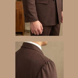 Brun gabardin