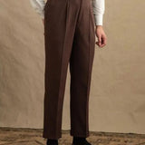 Brun gabardin