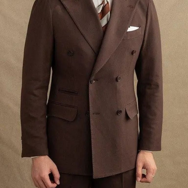 Brun gabardin