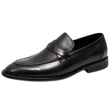 Eleganta loafers i läder