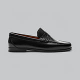 Eleganta penny loafers i läder