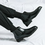 Dwight™ | Chelseaboots i fuskläder