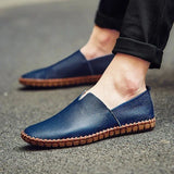 Eleganta loafers i andningsbart läder