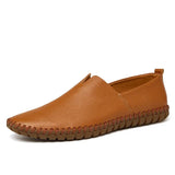 Eleganta loafers i andningsbart läder