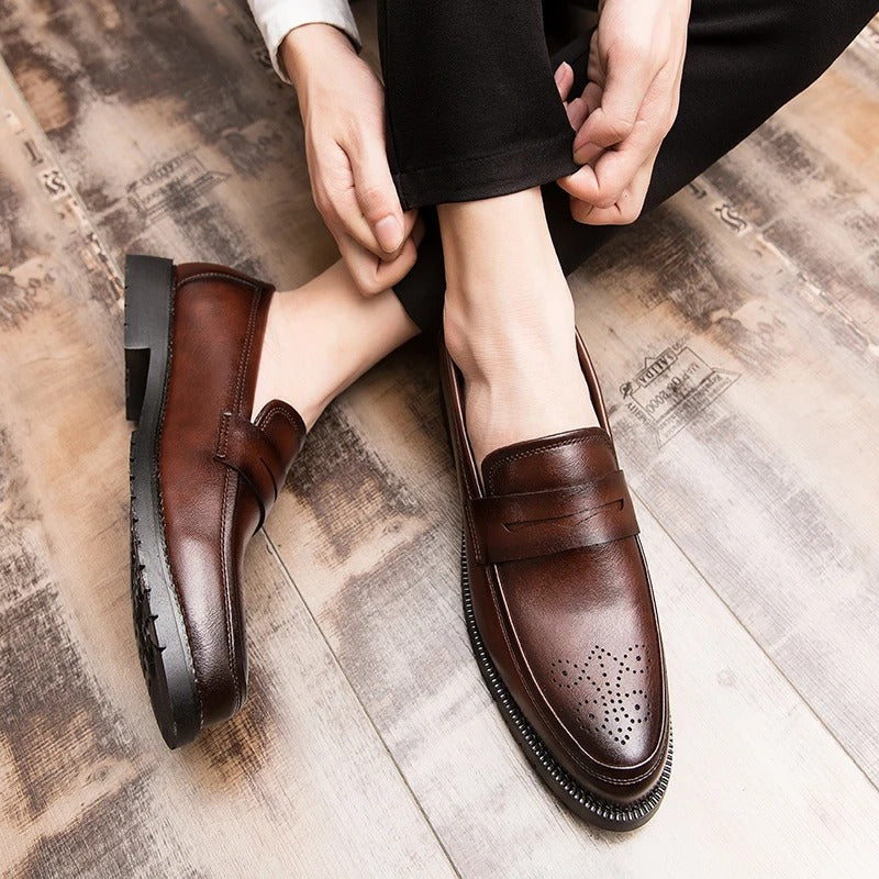 Eleganta brittiska loafers