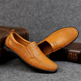 Eleganta loafers i läder