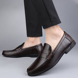 Eleganta loafers i premiumläder