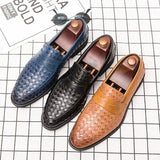 Eleganta vävda loafers