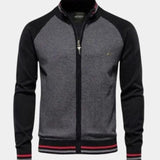 Felix™ | Cardigan i ull med dragkedja