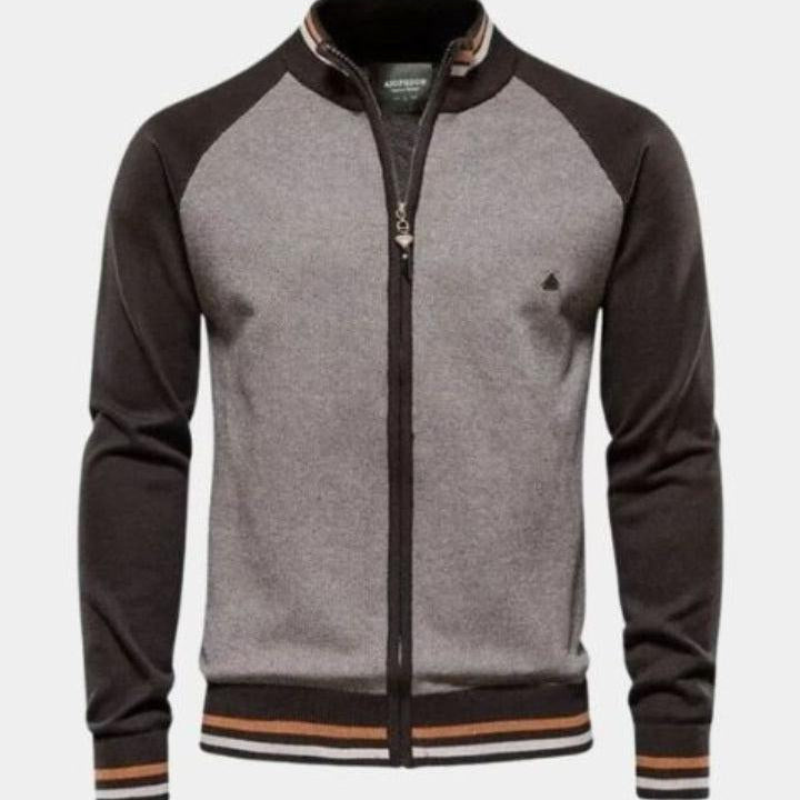 Felix™ | Cardigan i ull med dragkedja