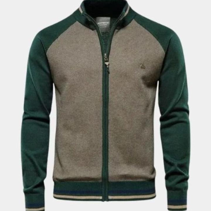 Felix™ | Cardigan i ull med dragkedja