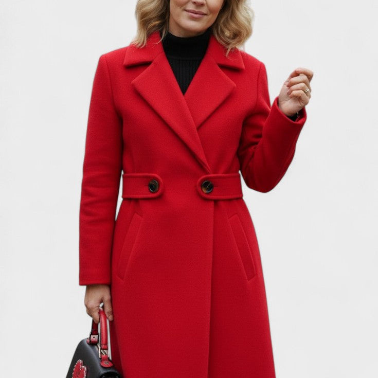 Frederikke™ | Vinterkappa i ull för dam