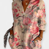 Frida | Blus med blommigt tryck
