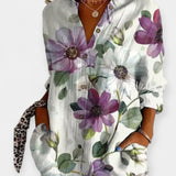 Frida | Blus med blommigt tryck