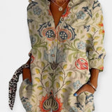 Frida | Blus med blommigt tryck
