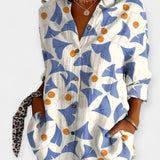 Frida | Blus med blommigt tryck
