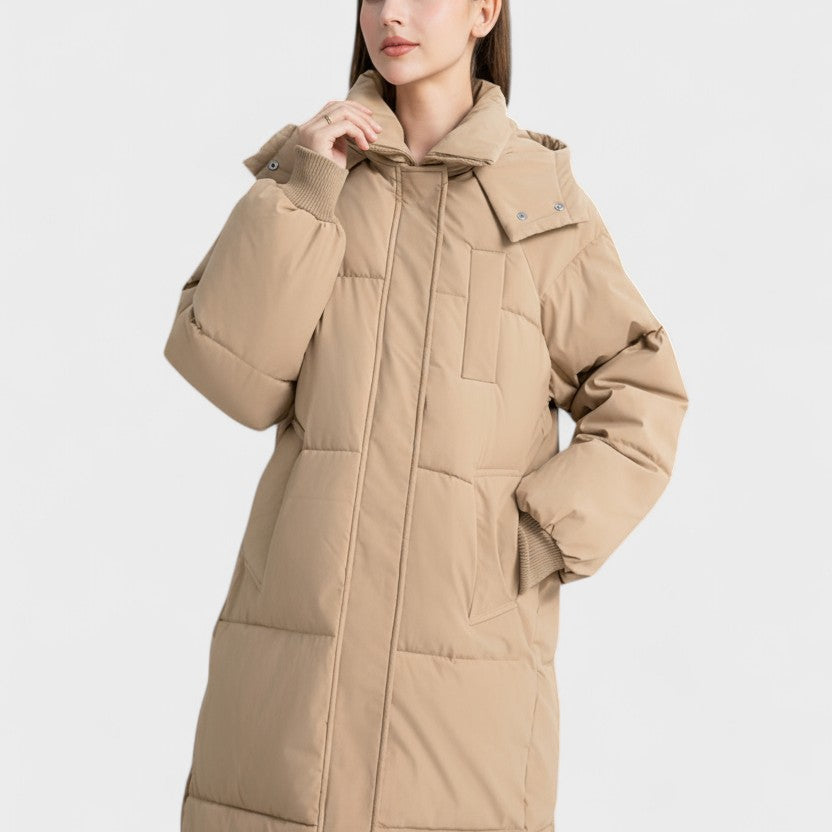 Gabriela™ | Pälsjacka med huva