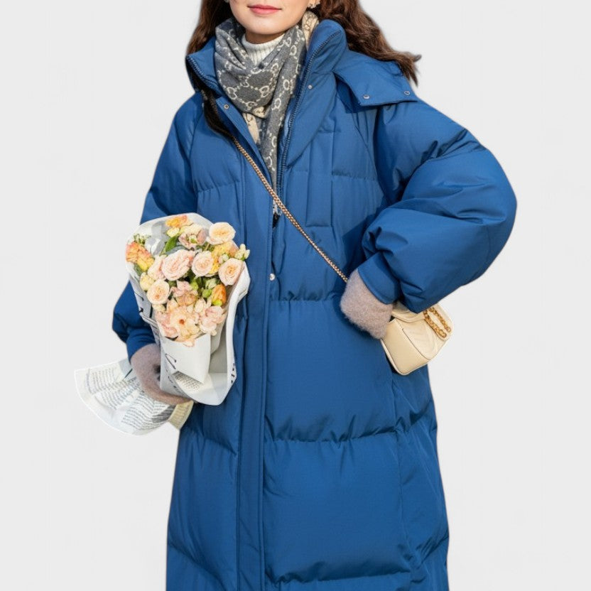 Gabriela™ | Pälsjacka med huva