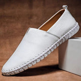 Handgjorda loafers i läder