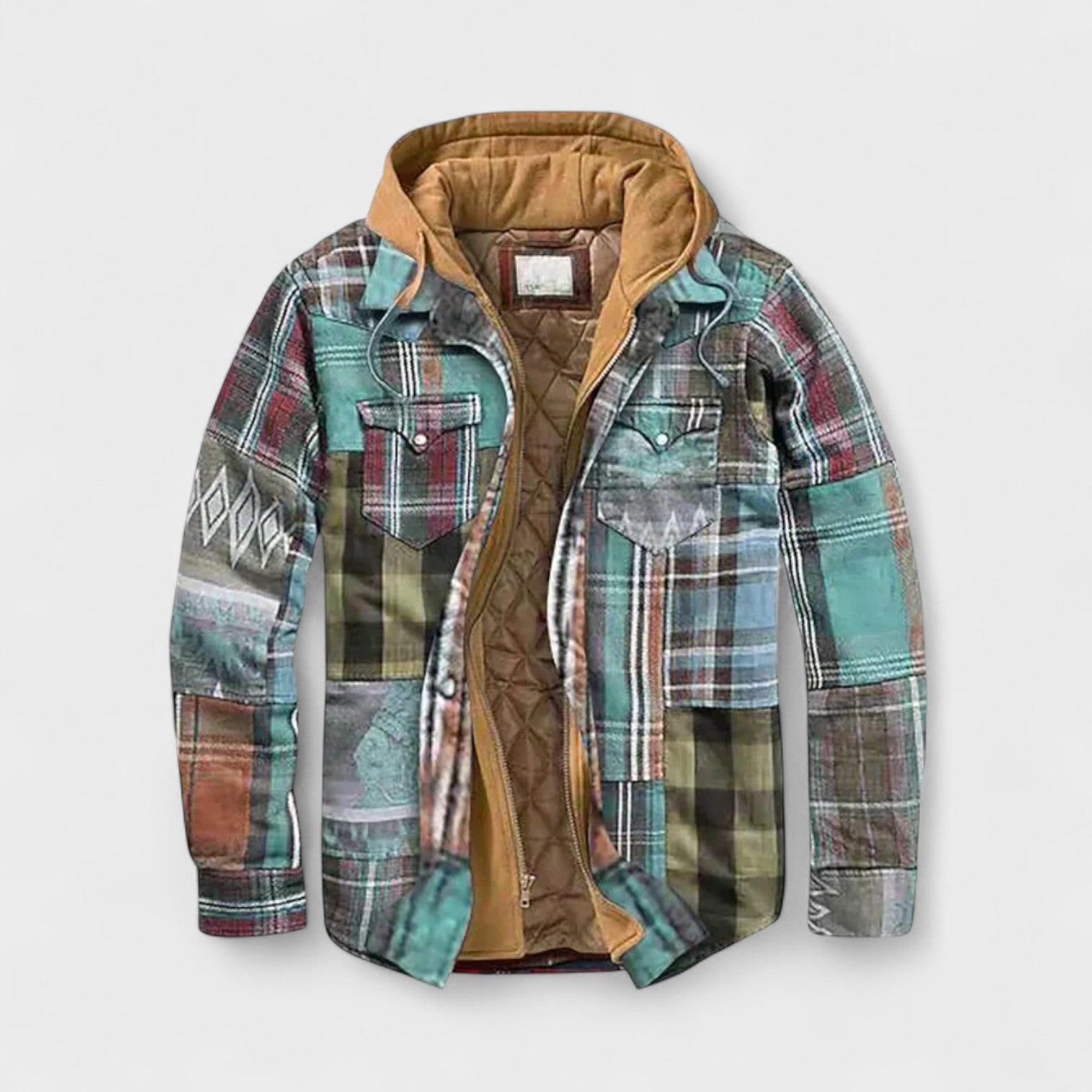 Holger™ | Kviltad patchworkjacka