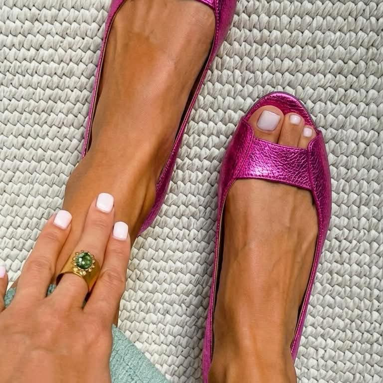 Adelina | Chic Comfort sandaler i guld