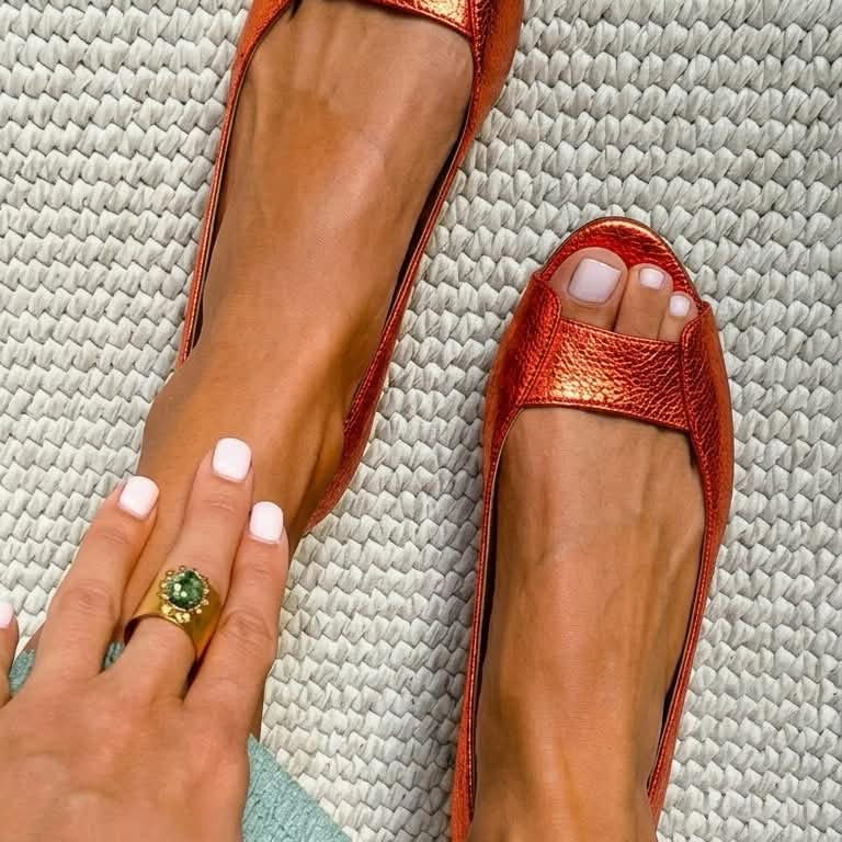 Adelina | Chic Comfort sandaler i guld