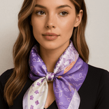 Johanne | Sidensjal Violetta