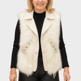 Katrine | Elegant väst i läder