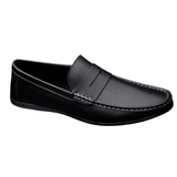 Klassiska italienska loafers i läder