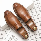 Loafers i läder