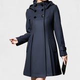 Lenka™ | Elegant kappa med huva