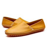 Lätta loafers i läder