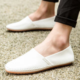 Lätta loafers i läder