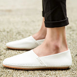 Lätta loafers i läder