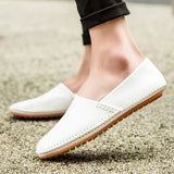 Lätta loafers i läder