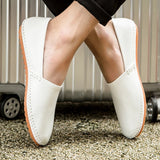 Lätta loafers i läder