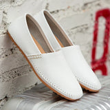 Lätta loafers i läder
