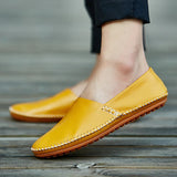 Lätta loafers i läder