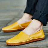 Lätta loafers i läder