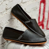 Lätta loafers i läder