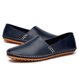 Lätta loafers i läder