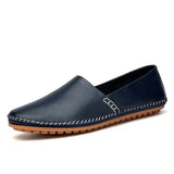 Lätta loafers i läder