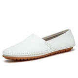 Lätta loafers i läder